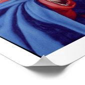 De Maagd in Prayer, 1640-50 (olie op doek) Poster (Hoek)