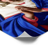 De maagd in Prayer, Sassoferrato Poster (Hoek)