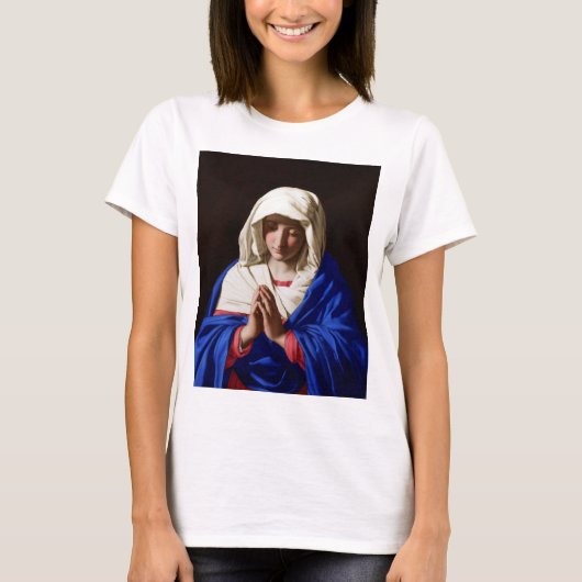 De maagd in Prayer, Sassoferrato T-shirt (Voorkant)