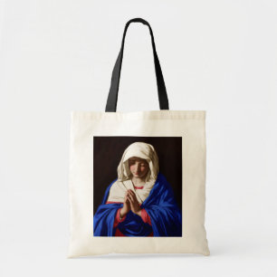 De maagd in Prayer, Sassoferrato Tote Bag