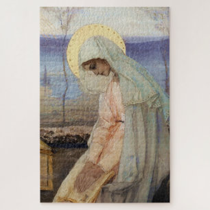 “De Maagd Maria” door Mikhail Nesterov Legpuzzel