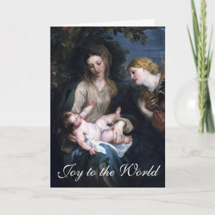 De Maagd Maria en het kindje Jezus kerstgroeten Feestdagen Kaart