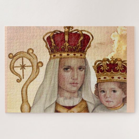 DE MAAGD MARIA EN JEZUS puzzel Legpuzzel (Horizontaal)