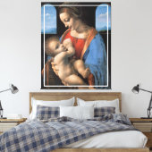 De Maagd Maria geeft borstvoeding aan het Christus Canvas Afdruk (Insitu (Slaapkamer))