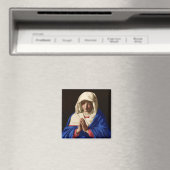 De Maagd Maria in Prayer Magneet (Insitu (Vaatwasser))