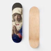 De Maagd Maria in Prayer Skateboard (Voorkant)
