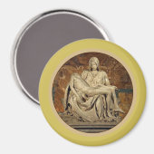 De Maagd Mary en Christus Pietà door Michelangelo Magneet (Voorkant / Achterkant)