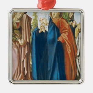De Maagd Mary met sint-janskruid de Evangelist Metalen Ornament