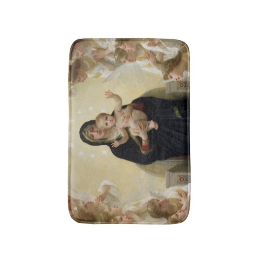 De Maagd met Angels, 1900 Badmat (Voorkant Verticaal)