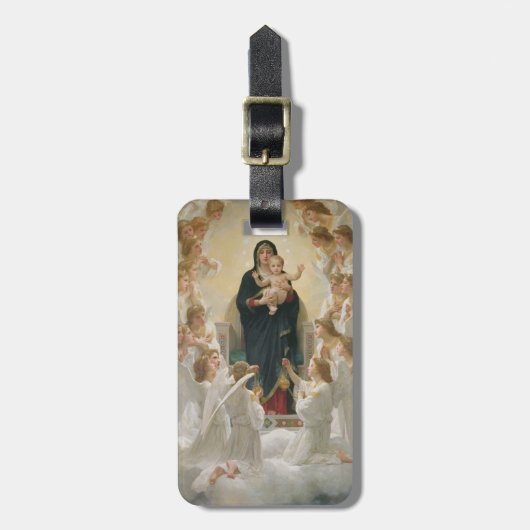 De Maagd met Angels, 1900 Bagagelabel (Voorkant verticaal)