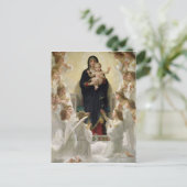 De Maagd met Angels, 1900 Briefkaart (Staand voorkant)