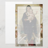 De Maagd met Angels, 1900 Briefpapier (Voorkant / Achterkant)