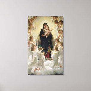 De Maagd met Angels, 1900 Canvas Afdruk