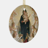 De Maagd met Angels, 1900 Keramisch Ornament (Rechts)