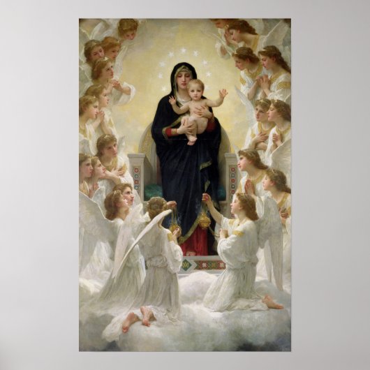 De Maagd met Angels, 1900 Poster (Voorkant)