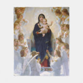 De Maagd met Angels, Bouguereau Fleece Deken (Voorkant)