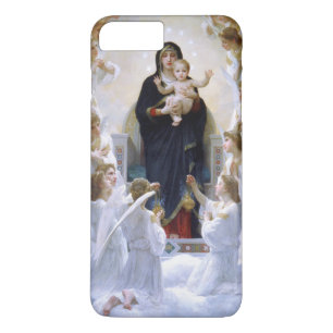 De maagd met Angels door William Adolphe Bouguere iPhone 8 Plus / 7 Plus Hoesje