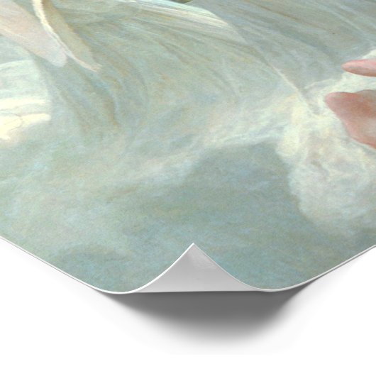 De maagd met Angels poster (Hoek)