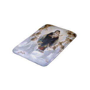 De Maagd met Angels van William Bouguereau Badmat