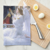 De Maagd met Angels van William Bouguereau Theedoek (Quarter Fold)