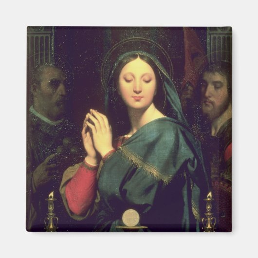 De Maagd met de Host, 1841 Magneet (Voorkant)