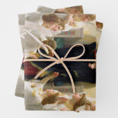 De Maagd Met Engelen -William-Adolphe Bouguereau Inpakpapier Vel (In situ)