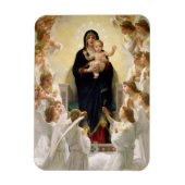 De Maagd Met Engelen -William-Adolphe Bouguereau Magneet (Verticaal)