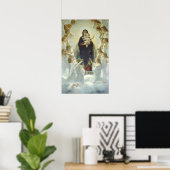 De Maagd met engelen William Adolphe Bouguereau Poster (Thuiskantoor)