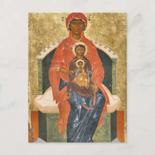 De Maagd, St. Anna en Christus, Angelos Akotantos Briefkaart
