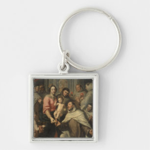 De Maagd van de Carmelites Sleutelhanger