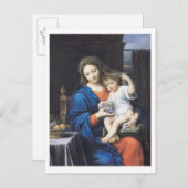 De maagd van de druiven, 1640-50 briefkaart (Voorkant / Achterkant)