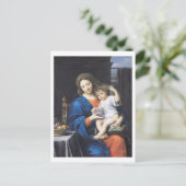 De maagd van de druiven, 1640-50 briefkaart (Staand voorkant)