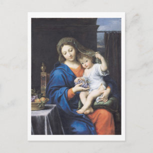 De maagd van de druiven, 1640-50 briefkaart