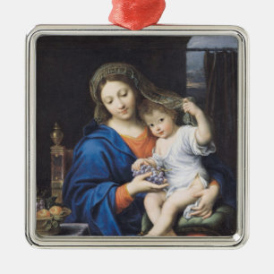 De maagd van de druiven, 1640-50 metalen ornament