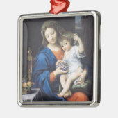 De maagd van de druiven, 1640-50 metalen ornament (Links)