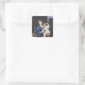 De maagd van de druiven, 1640-50 vierkante sticker (Tas)