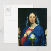 De Maagd van de Gastheer, 1866 Briefkaart (Voorkant / Achterkant)