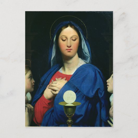 De Maagd van de Gastheer, 1866 Briefkaart (Voorkant)