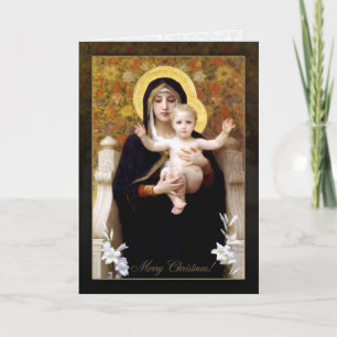 De Maagd van de Lelies door William Bouguereau Feestdagen Kaart