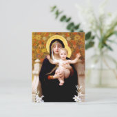 De maagd van de Lilies (La Vierge au Lys) Briefkaart (Staand voorkant)