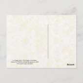 De maagd van de Lilies (La Vierge au Lys) Briefkaart (Achterkant)