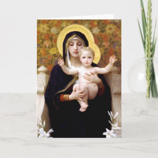 De Maagd van de Lillies Kaart (Voorkant)