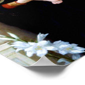 De Maagd van de Lily, Bouguereau Poster (Hoek)