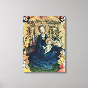 De Maagd van de Struik van het Roos Canvas Afdruk