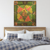 De maagd van de verbrande Struik, van de berg Atho Canvas Afdruk (Insitu (Slaapkamer))