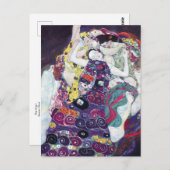 De maagd van het Briefkaart Gustav Klimt (Voorkant / Achterkant)