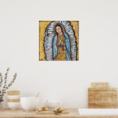De maagd van het Poster van Guadalupe (Keuken)
