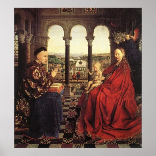 De maagd van kanselier Rolin Poster (Voorkant)