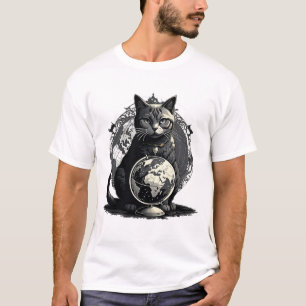 De maai van de aarde, Cat Gothic Art T-shirt