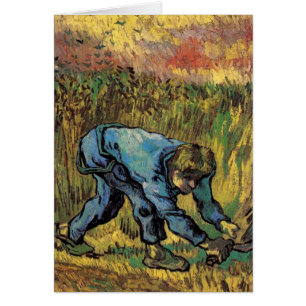 De maaier met sikkel door Vincent van Gogh